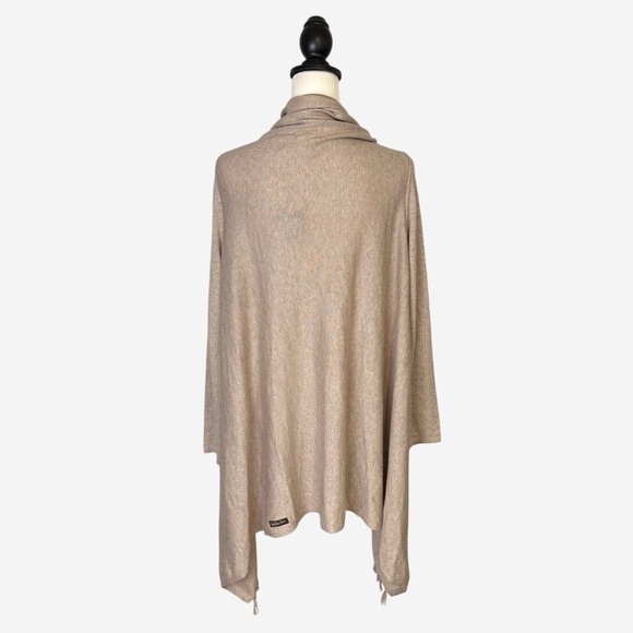 Matilda Jane Women's Come On Over Wrap Cardigan Fringe Accents - Picture 6 of 14